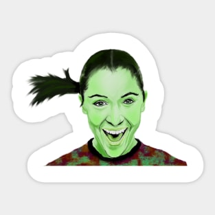 Green Tatiana fan art Sticker